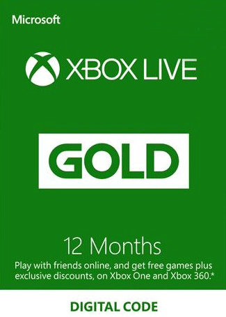 Xbox Live 12 Months Gold Subscription Digital CD Key